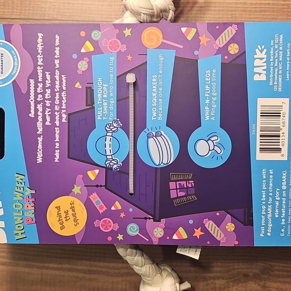 Skeleton Plush Toy with Rope Arms - Picture 3 of 3